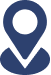 Blue map marker symbol